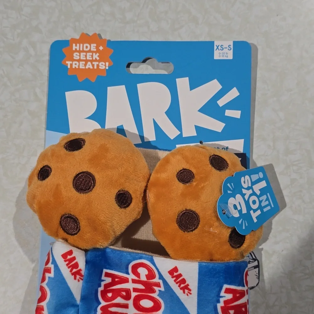 Bark Chomps A Bunch Blue and Orange Dog Toy NWT Size XS-S 0-20 Pounds‎